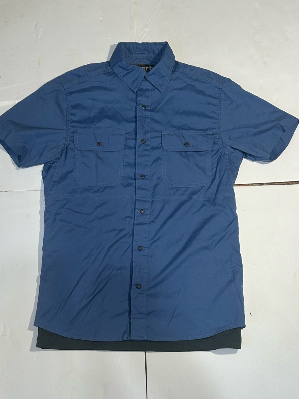Vertx Guardian Tactical Shirt Mens Medium Blue Short Sleeve‎ WeaponGuard CCW